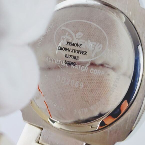 Disney Donald Duck Calendar Date Silver Watch Men's - Picture 5 of 7